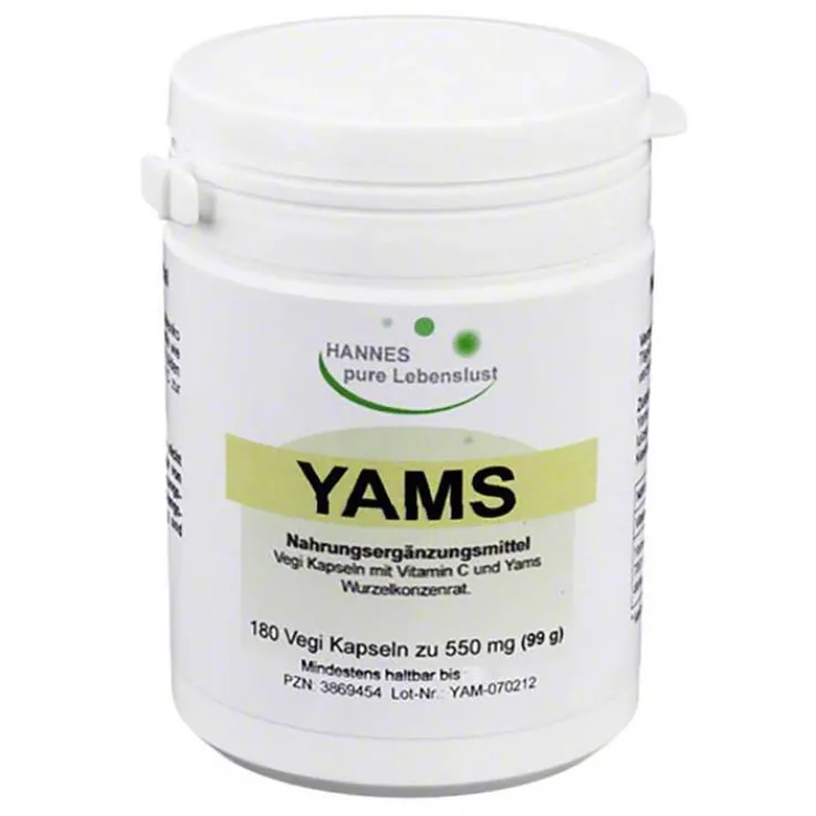 Yams Wurzel Kapseln, 180 St
