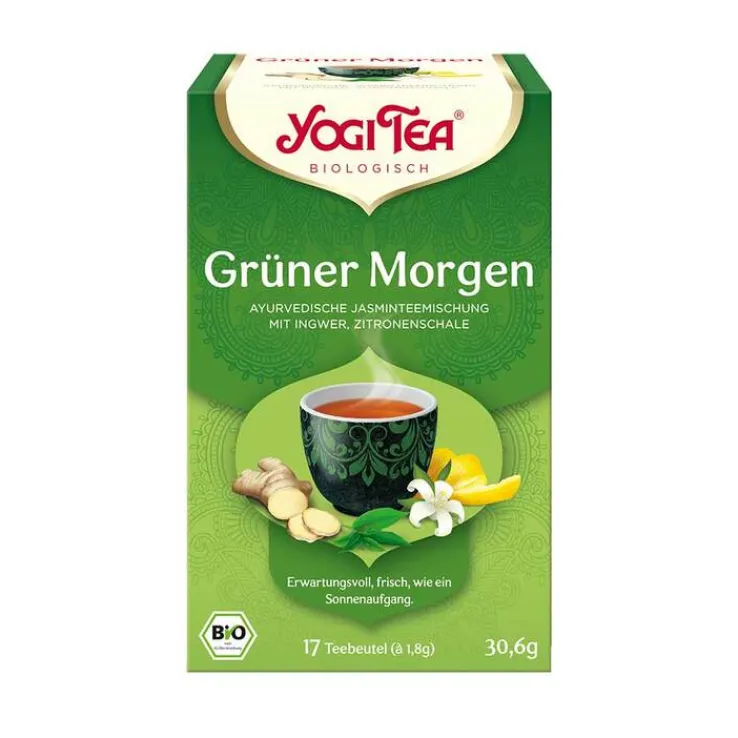 Yogi Tea Grüner Morgen Bio, 17X1.8 g
