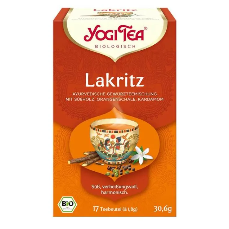 Yogi Tea Lakritz Bio, 17X1.8 g