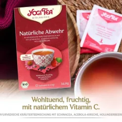 Yogi Tea Natürliche Abwehr Filterbeutel, 17X1.8 g