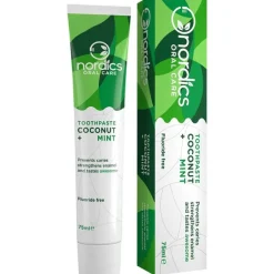 Zahnpasta Anti-Karies Kokos-Minze ohne Fluor Nord., 75 ml