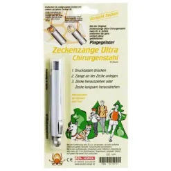Zeckenzange Ultra Chirurgenstahl, 1 St