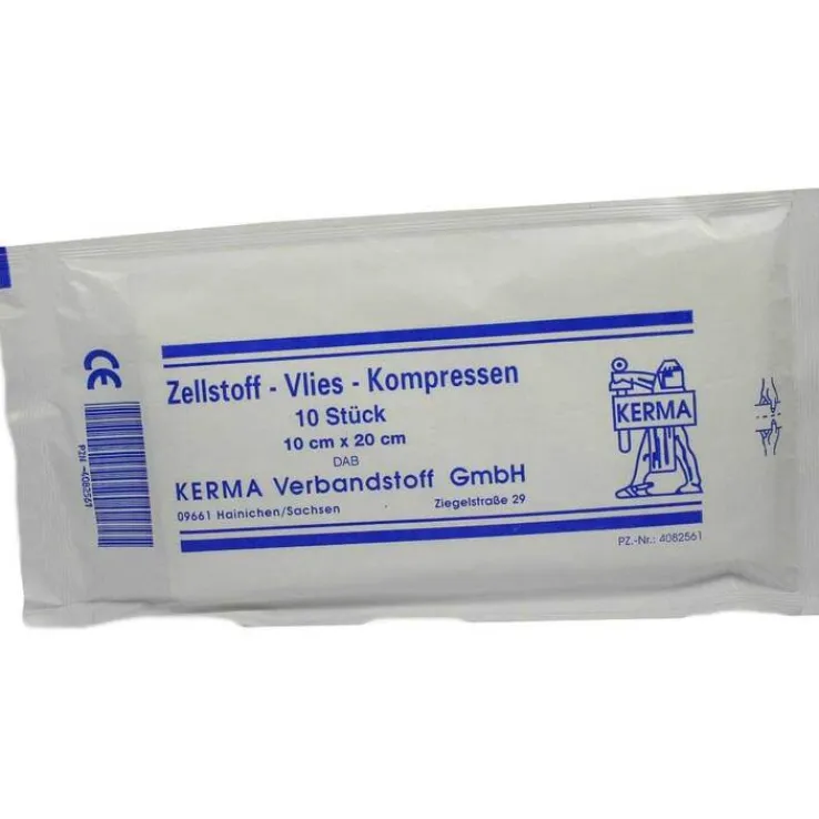 Zellstoff Vlies Kompressen 1, 10 St
