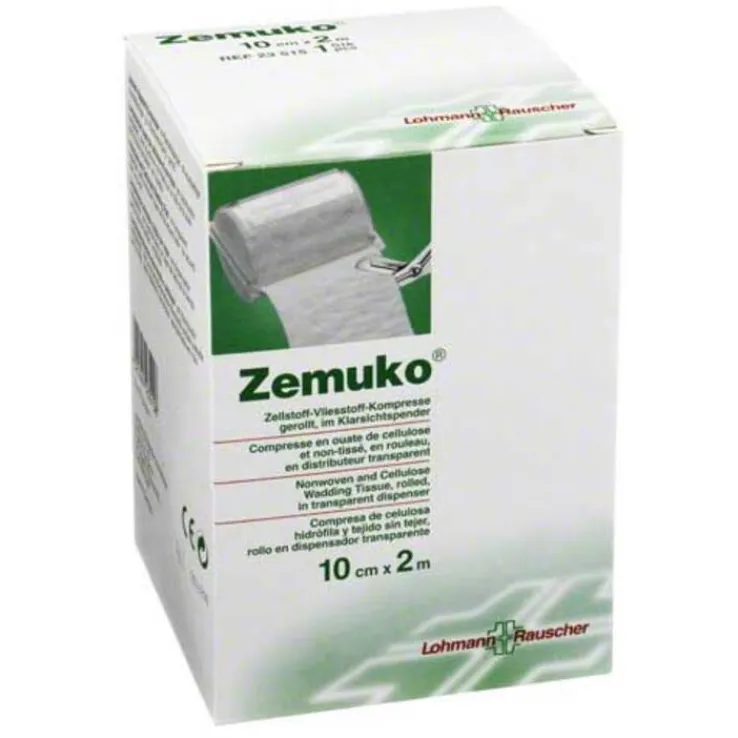 Zemuko Kompresse gerollt 2mx10c, 1 St