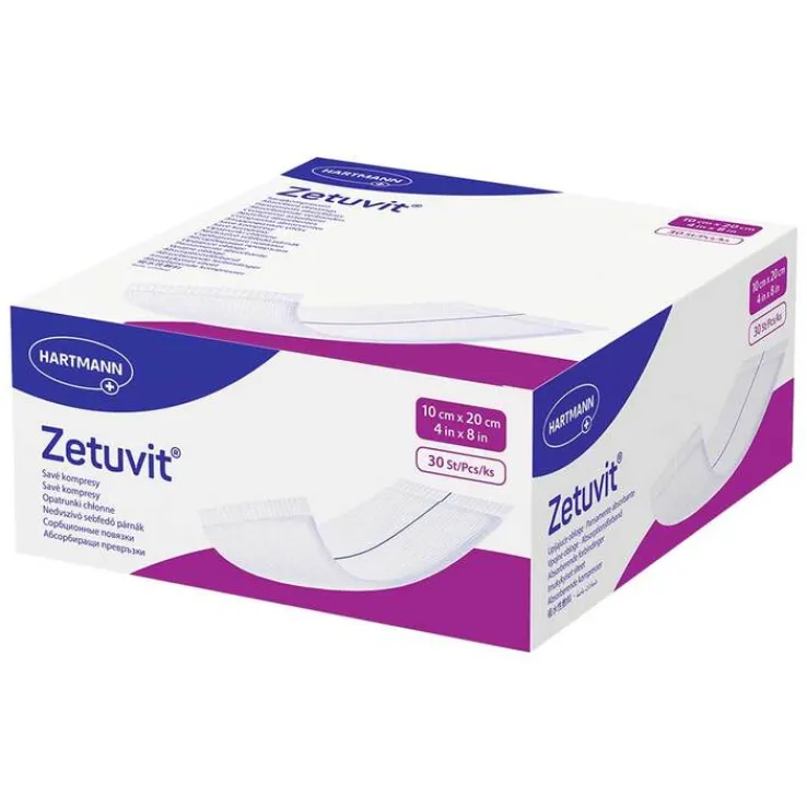 Zetuvit Saugkompresse unsteril 10x20 cm, 30 St