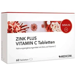 Zink Plus Vitamin C Tabletten, 60 St