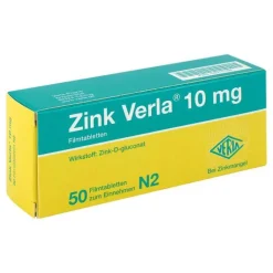 Zink Verla® 10 mg Filmtabletten, 50 St