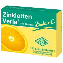 Zinkletten Verla Orange Lutschtabletten, 100 St