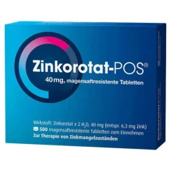 Zinkorotat-POS magensaftresistente Tabletten, 500 St