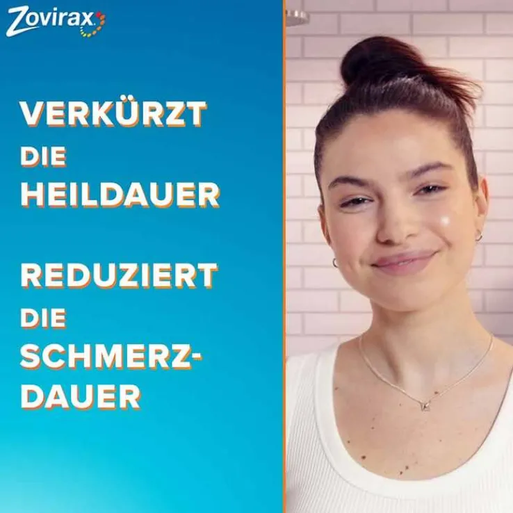 Zovirax Lippenherpescreme. 5 % Aciclovir, 2 g